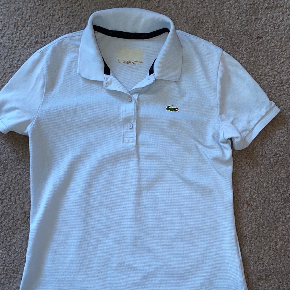 Lacoste Polo Shirt, Light Blue for Kids